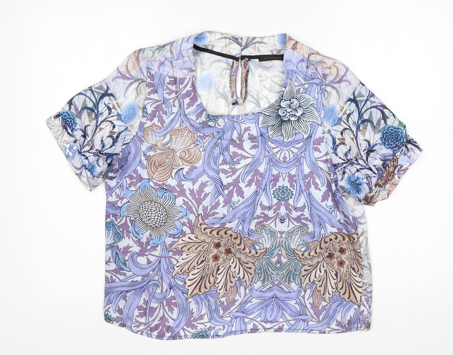 Womens UK Size XS Silvian Heach Multicoloured Basic Blouse