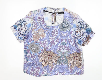 Womens UK Size XS Silvian Heach Multicoloured Basic Blouse