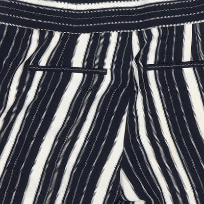 H&M Womens Multicoloured Striped Polyester Sailor Shorts Size 6 L4 in Regular