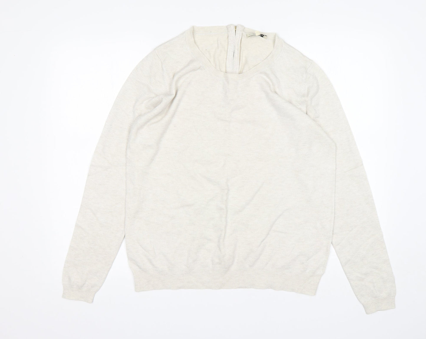 Womens UK Size 18 Papaya Beige Pullover Jumper