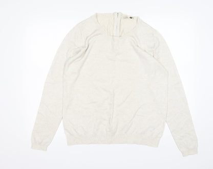 Womens UK Size 18 Papaya Beige Pullover Jumper