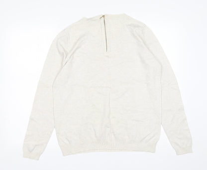 Womens UK Size 18 Papaya Beige Pullover Jumper