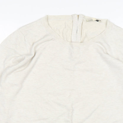 Womens UK Size 18 Papaya Beige Pullover Jumper