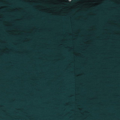 Womens UK Size 14 M&Co Green Basic Blouse