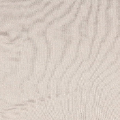 Brand and care label for New Mood women’s brown round neck acrylic jumper, size M