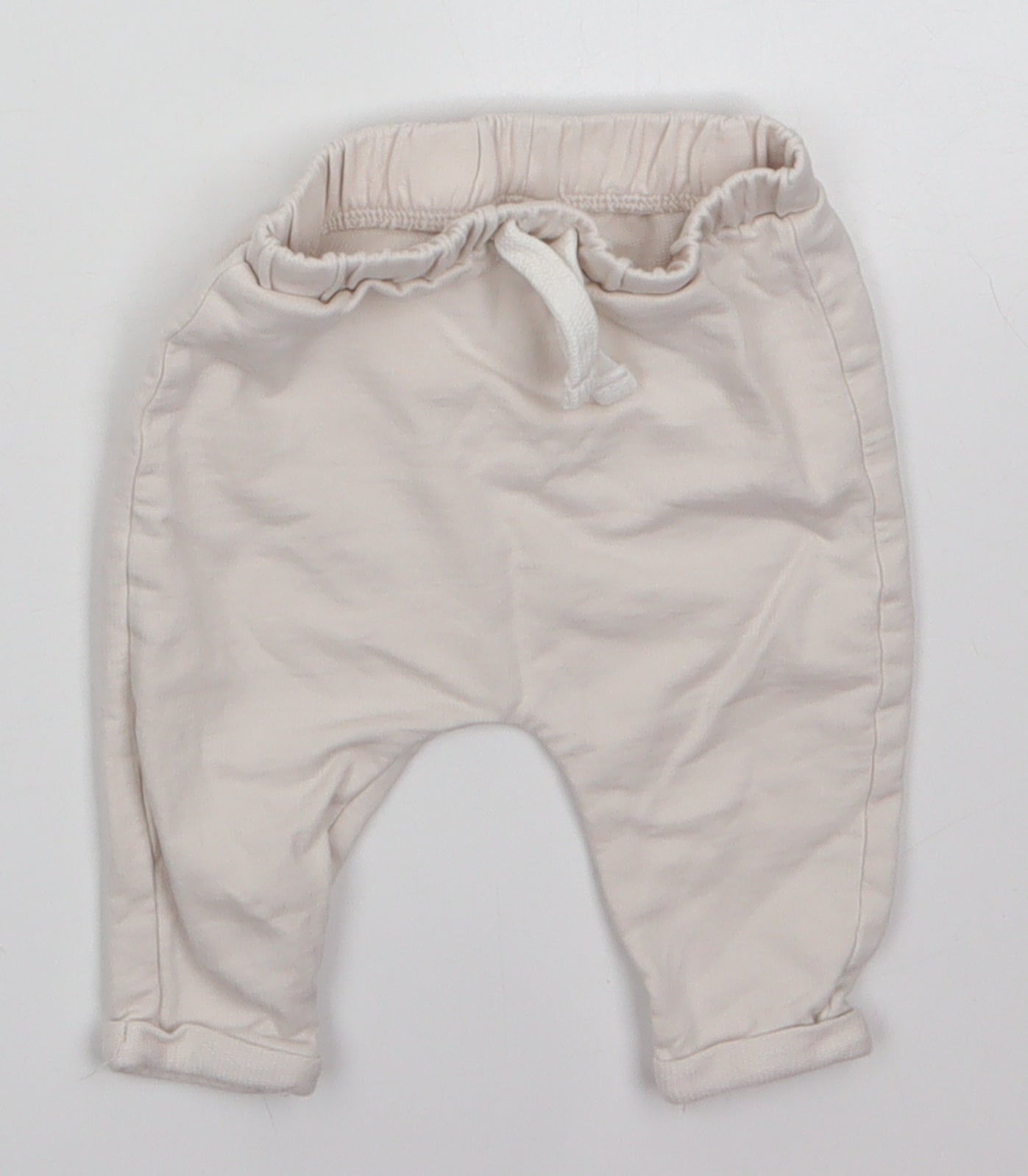 TU Baby Grey  100% Cotton Jogger Trousers Size 0-3 Months
