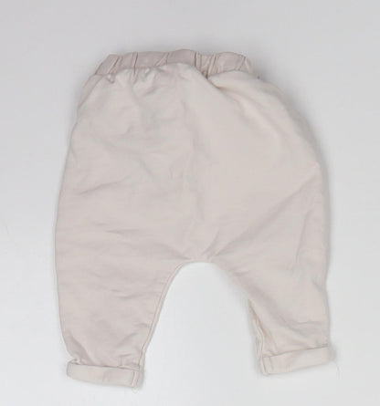 TU Baby Grey  100% Cotton Jogger Trousers Size 0-3 Months