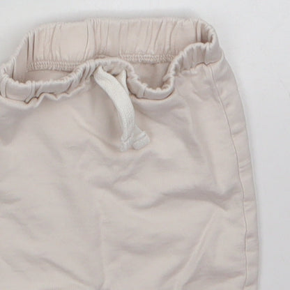 TU Baby Grey  100% Cotton Jogger Trousers Size 0-3 Months
