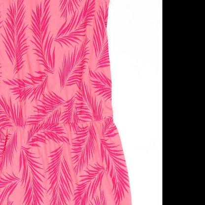 Gap Girls Pink  Cotton A-Line  Size M  Round Neck