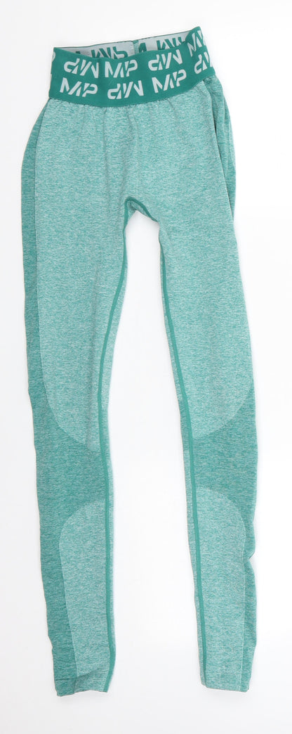 MP Womens Green  Nylon Jogger Leggings Size 2XS L26 in