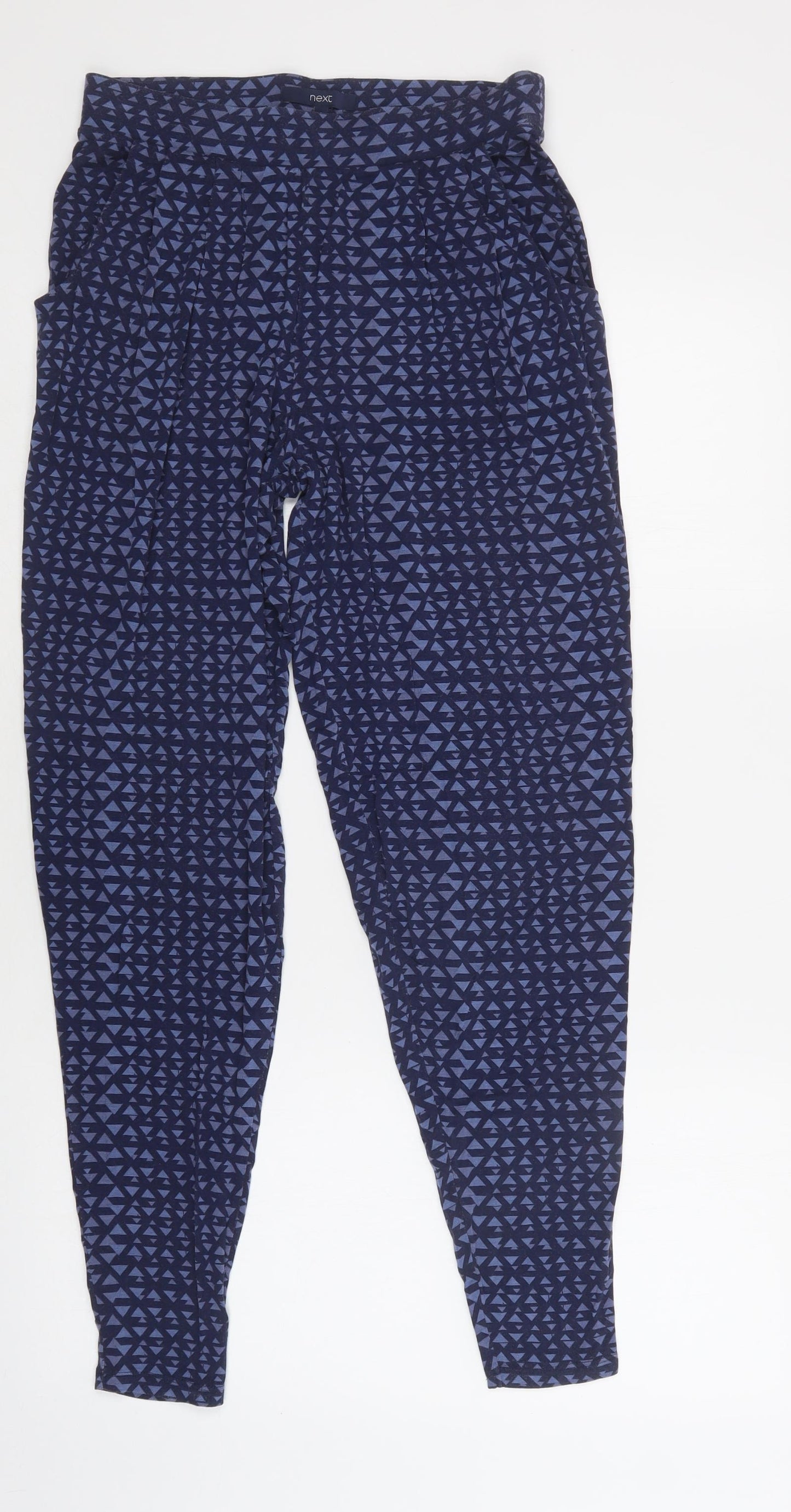 Womens UK Size 8 NEXT Regular Fit  Blue Trousers