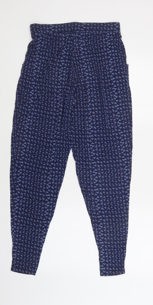 Womens UK Size 8 NEXT Regular Fit  Blue Trousers