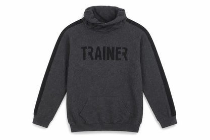 Front view of LC Waikiki boys’ grey cotton pullover sweatshirt, size 9-10, years