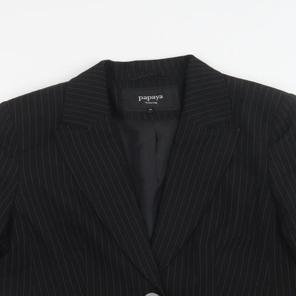 Womens UK Size 12 Papaya Black Jacket