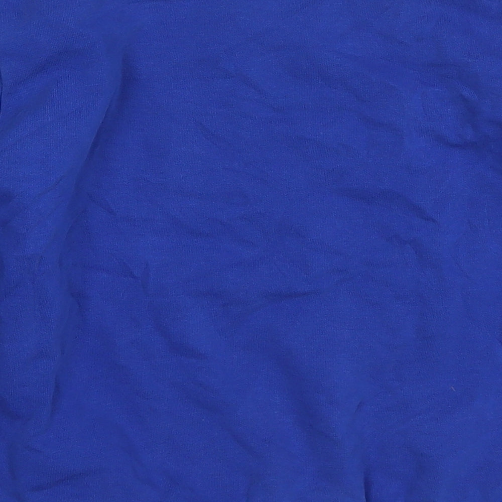 George Boys Blue  Cotton Pullover Sweatshirt Size 7-8 Years  Pullover