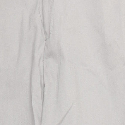 ASOS Mens Grey  Polyester Trousers  Size 32 L24 in Regular Button