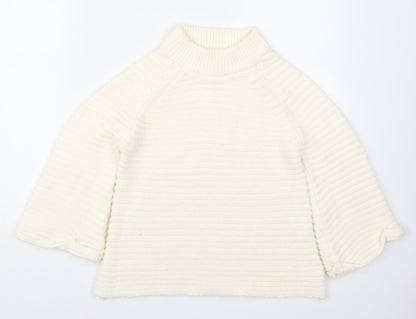Womens UK Size S Matalan Ivory Pullover Jumper