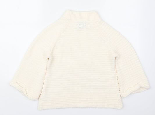 Womens UK Size S Matalan Ivory Pullover Jumper