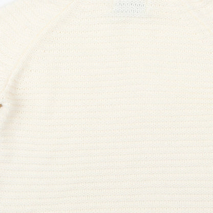 Womens UK Size S Matalan Ivory Pullover Jumper