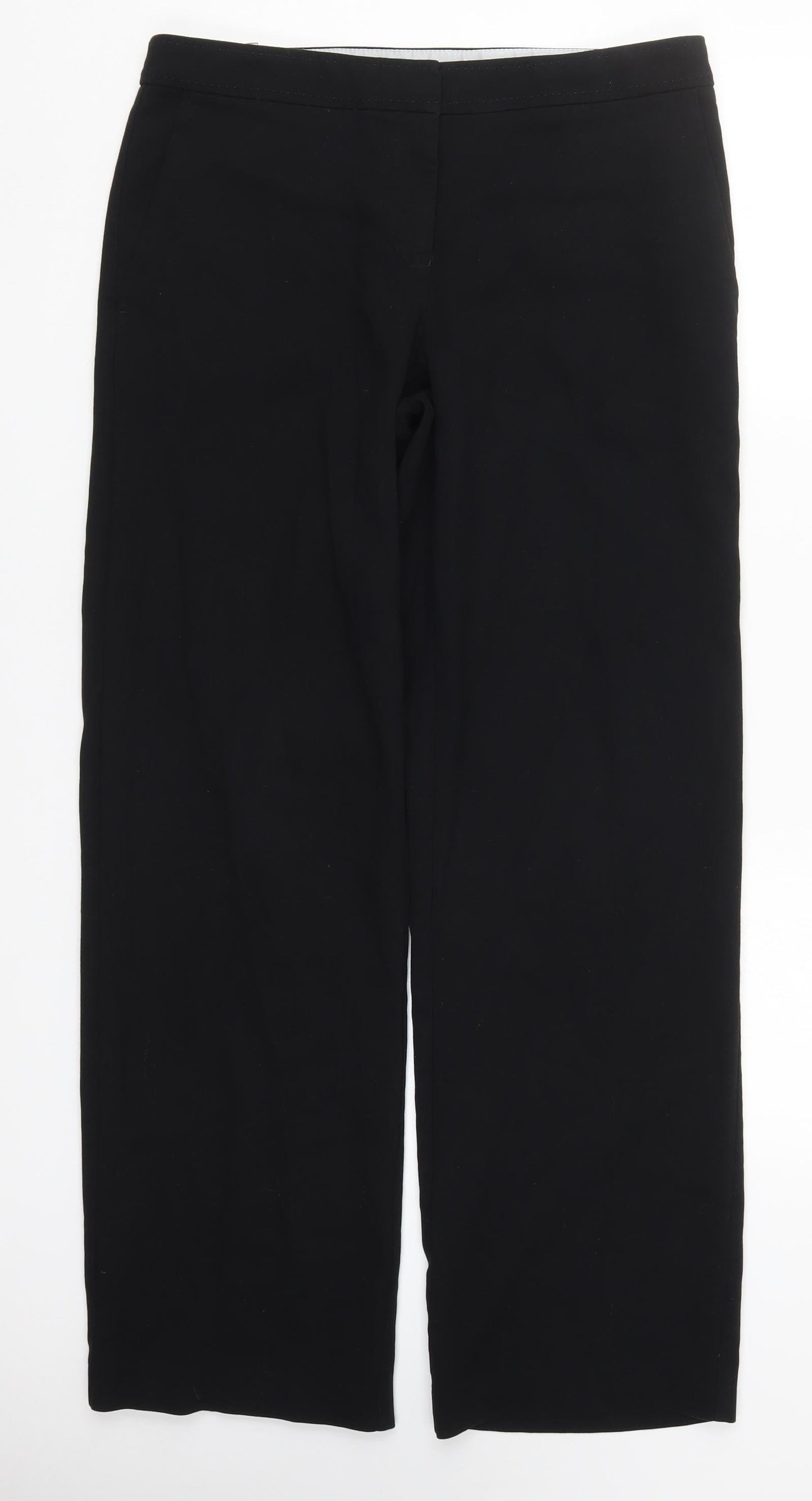 Womens UK Size 12 NEXT Regular Fit  Black Trousers