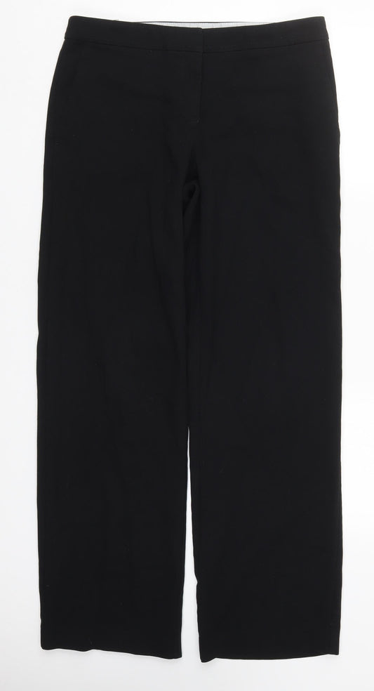 Womens UK Size 12 NEXT Regular Fit  Black Trousers