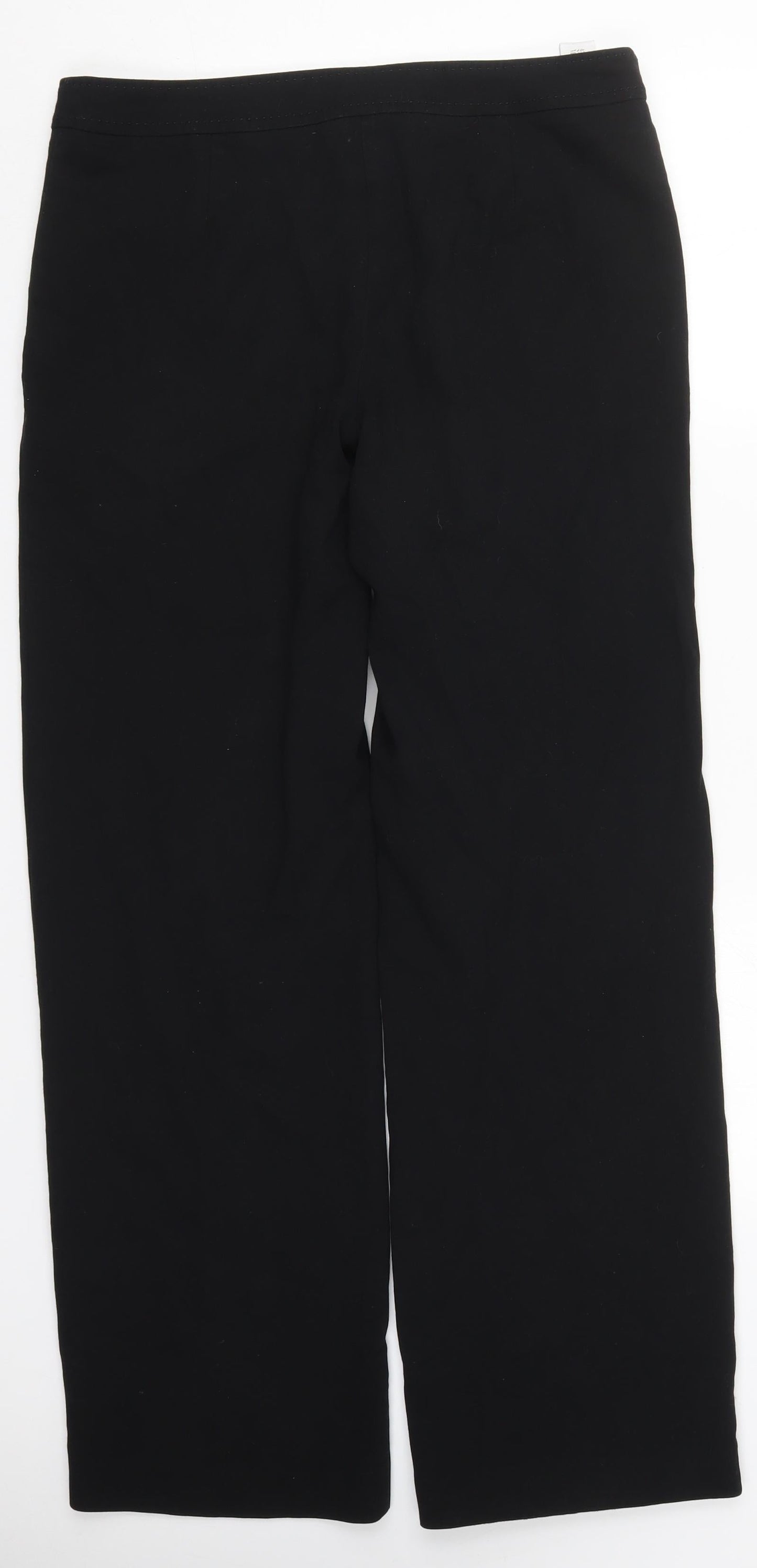 Womens UK Size 12 NEXT Regular Fit  Black Trousers
