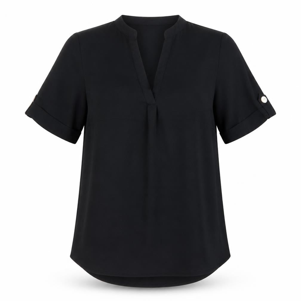 Womens UK Size 8 Select Black Basic Blouse