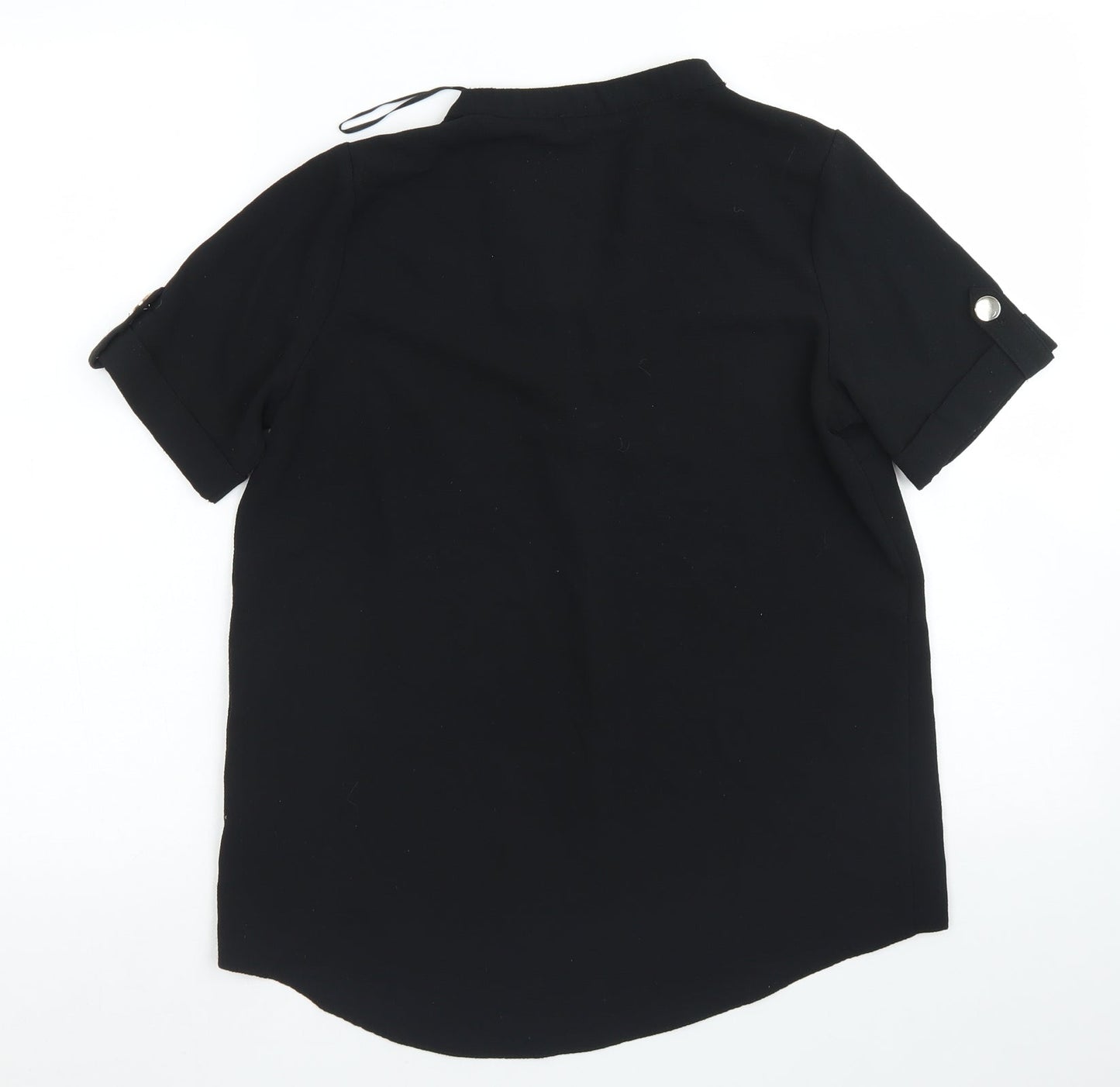 Womens UK Size 8 Select Black Basic Blouse