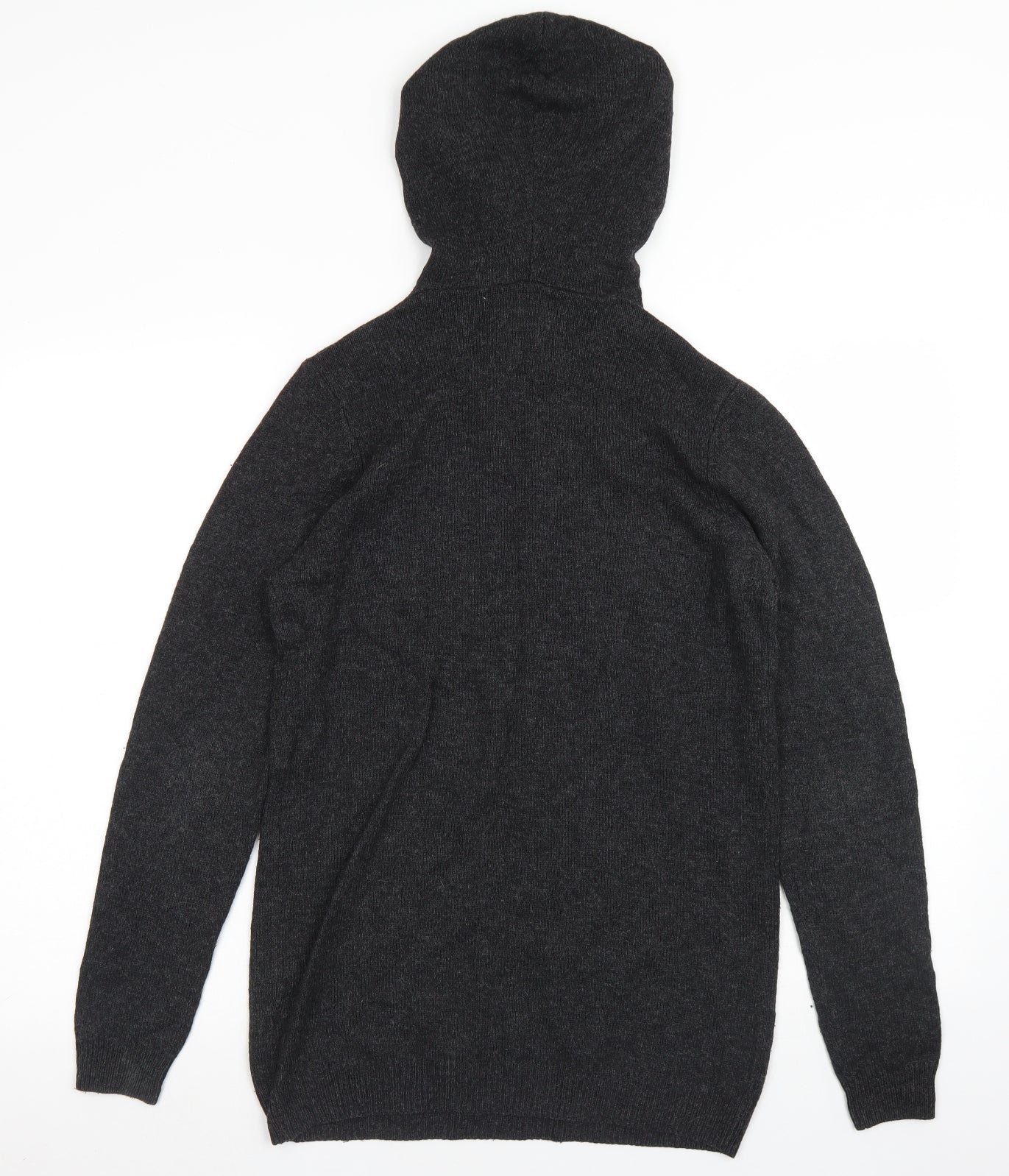 Mens UK Size XS ASOS Black Pullover Hoodie