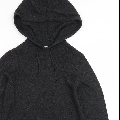 Mens UK Size XS ASOS Black Pullover Hoodie