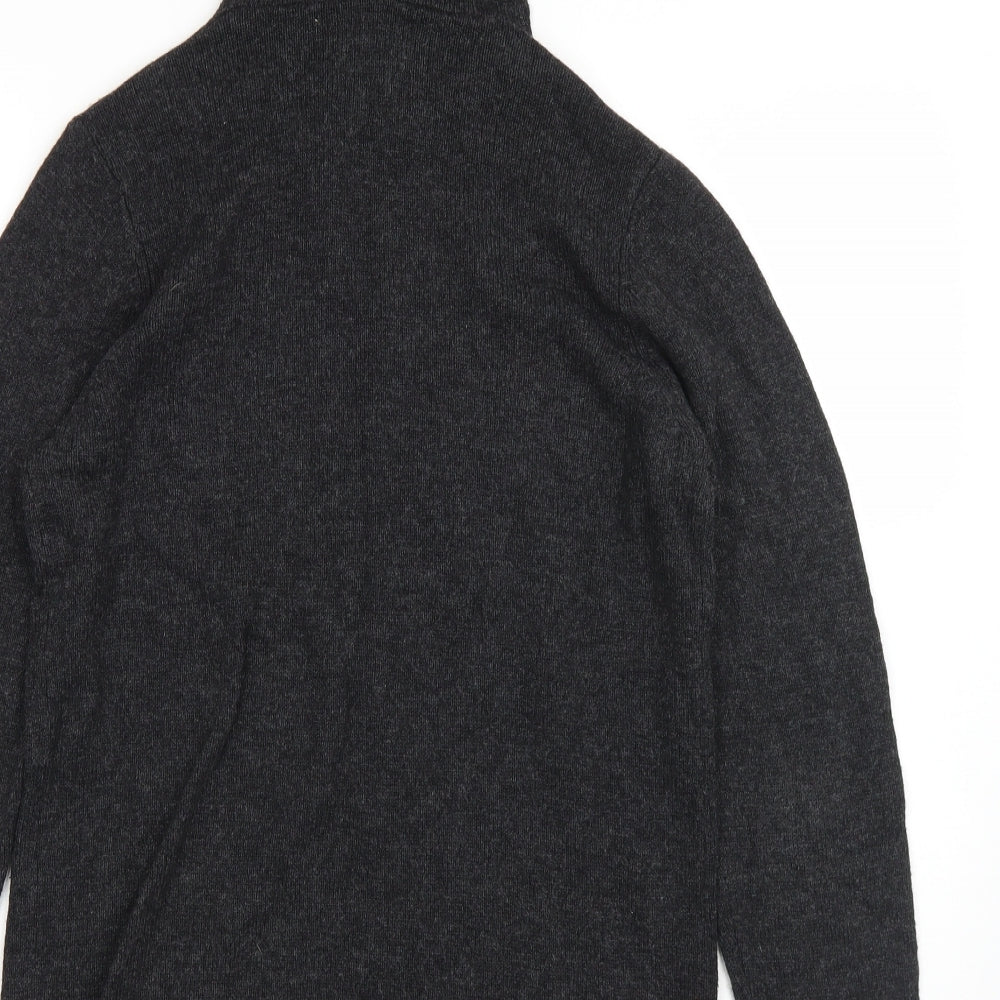 Mens UK Size XS ASOS Black Pullover Hoodie
