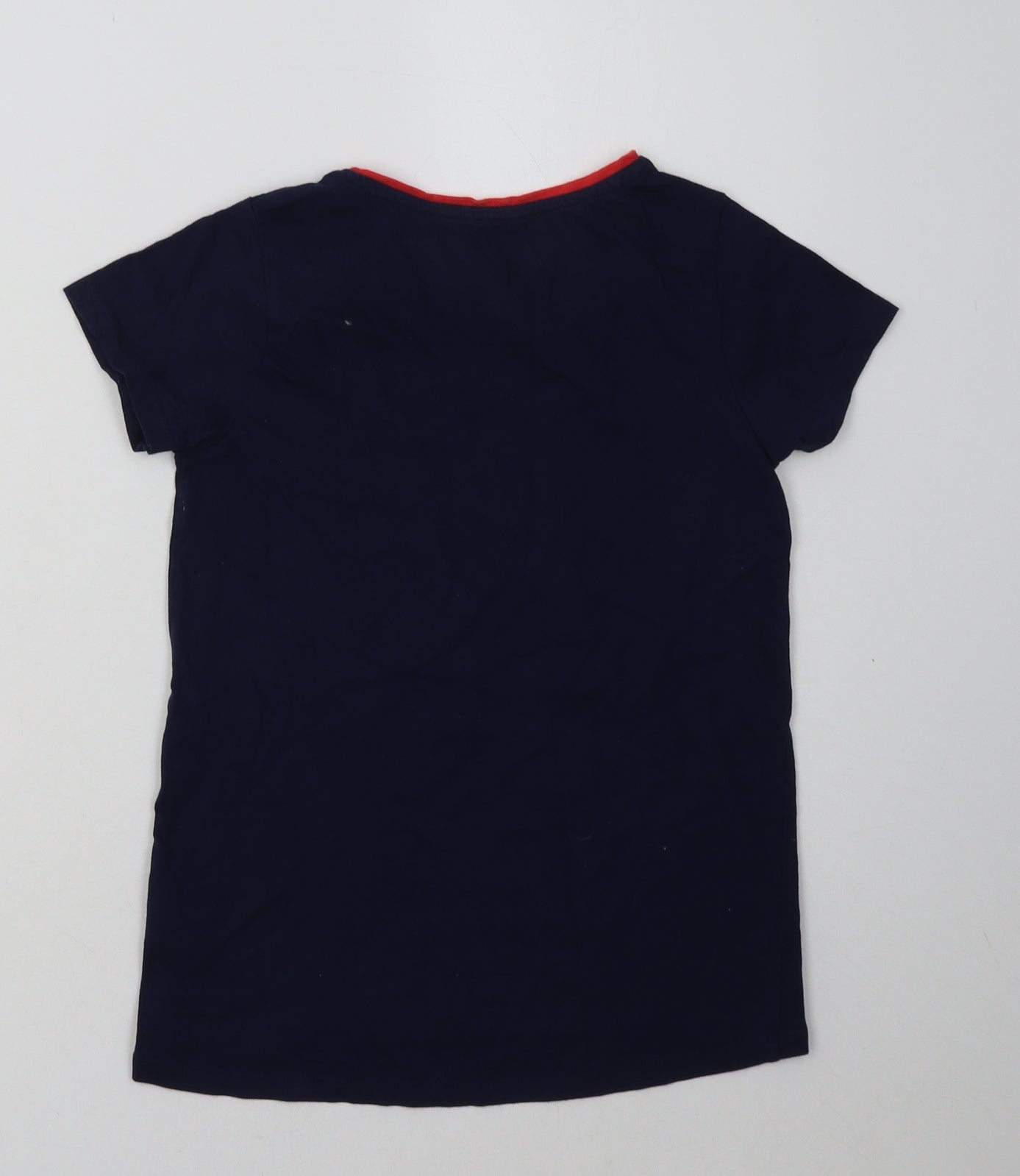 Nutmeg Girls Blue  Cotton  Pyjama Top Size 10-11 Years  Pullover - dreamer