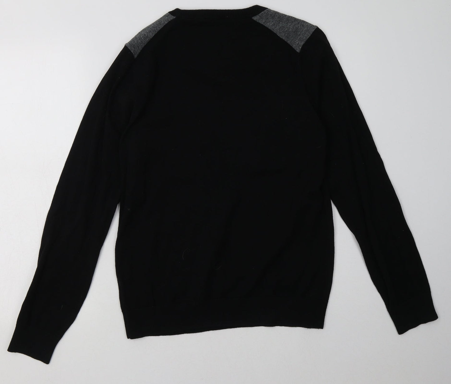 Mens UK Size S NEXT Black Pullover Sweatshirt