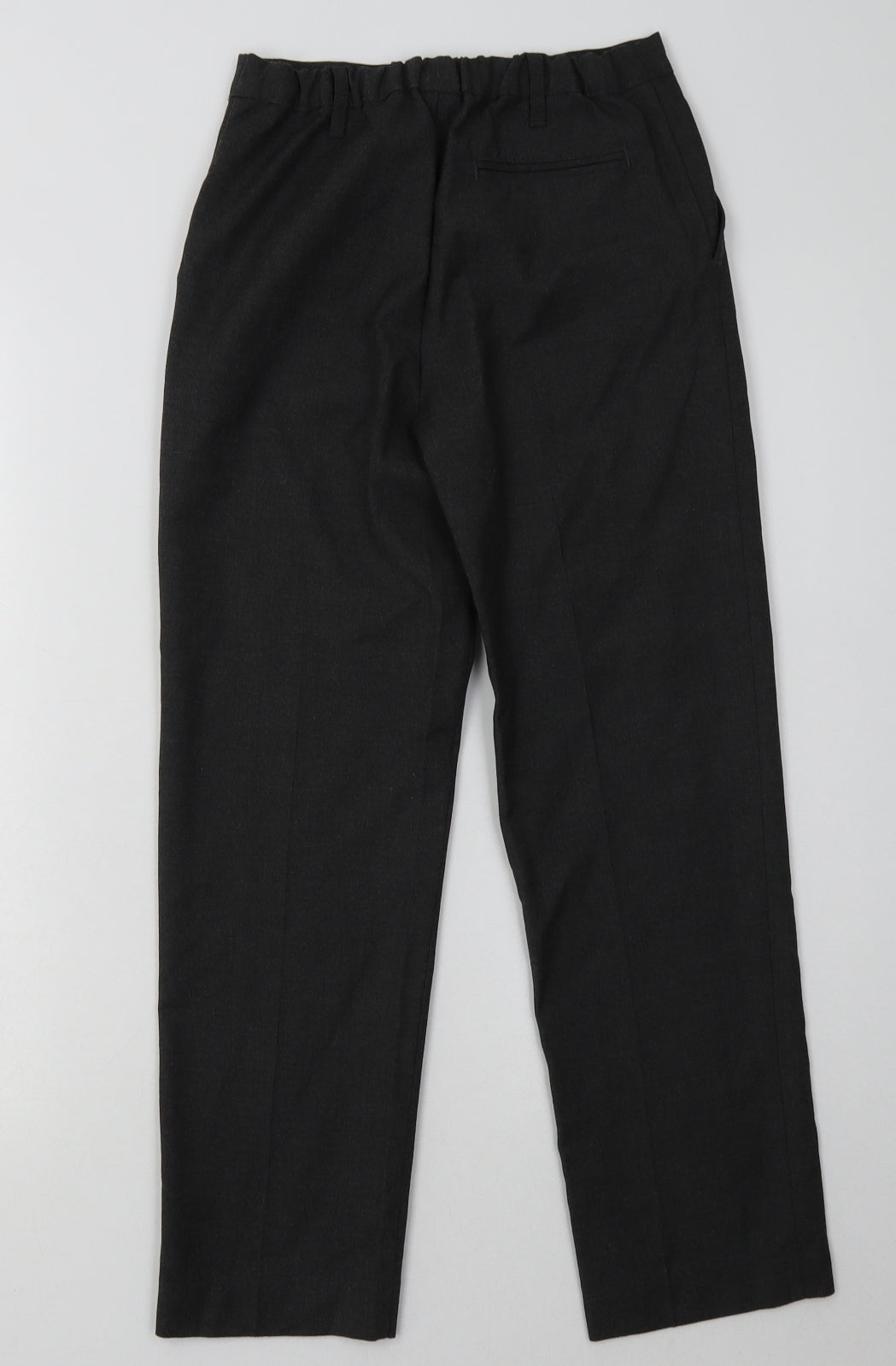 sainsburys Boys Grey  Polyester Capri Trousers Size 10 Years  Regular Hook & Eye - School Wear