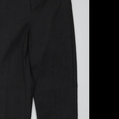 sainsburys Boys Grey  Polyester Capri Trousers Size 10 Years  Regular Hook & Eye - School Wear