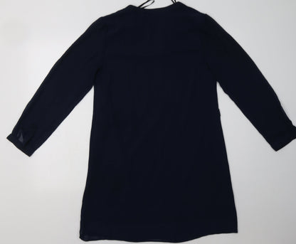 Primark Womens Blue  Polyester A-Line  Size 10  V-Neck Pullover