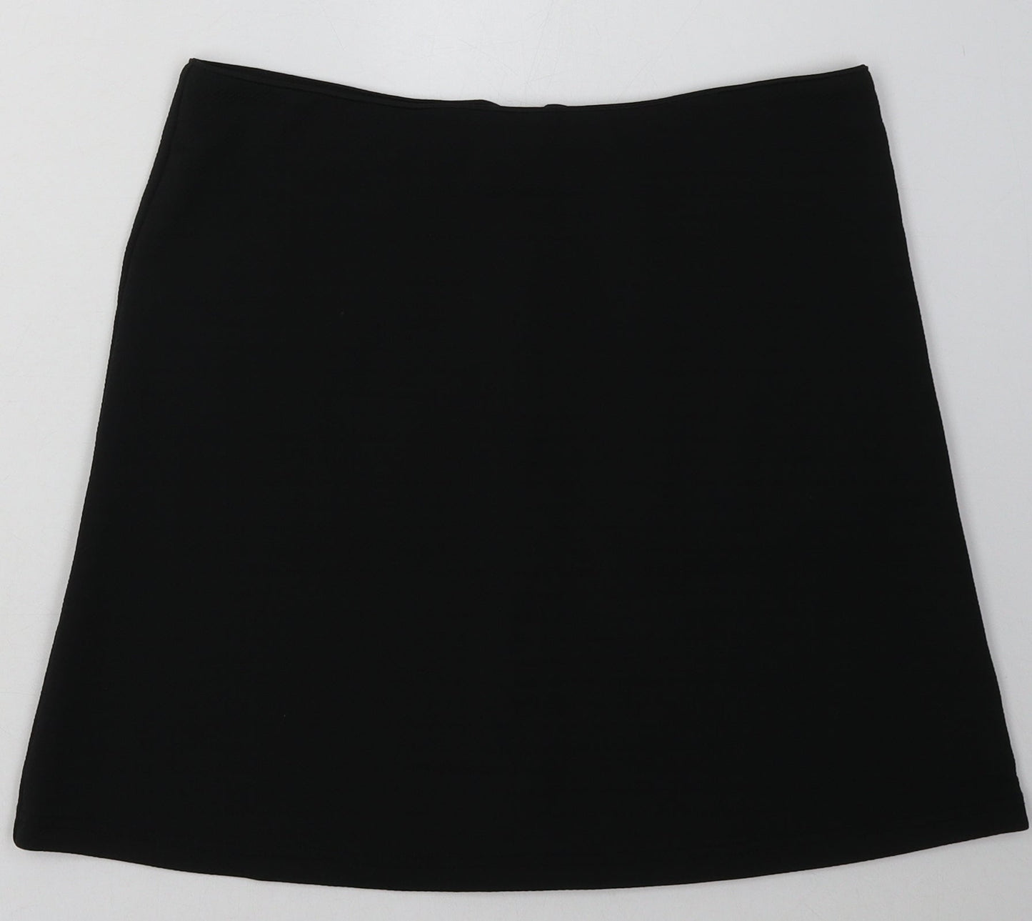 originals Womens Black  Polyester A-Line Skirt Size 10   Zip