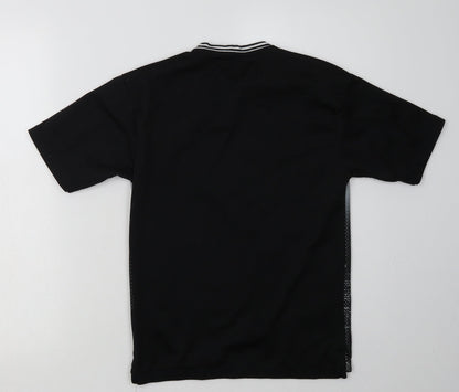 F&F Boys Grey Geometric Coir Basic T-Shirt Size 7-8 Years Crew Neck Pullover - 58