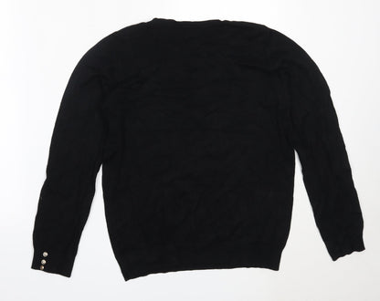 Womens UK Size 14 Dorothy Perkins Black Pullover Jumper