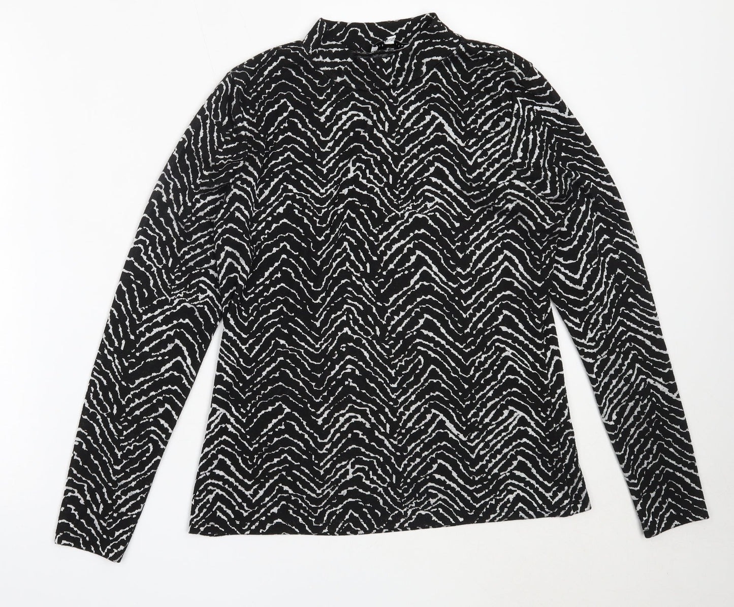 Womens UK Size 14 Warehouse Black Pullover Jumper
