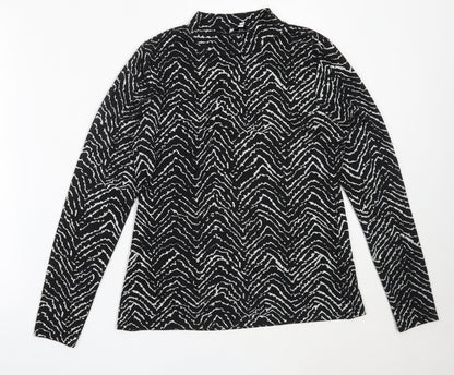 Womens UK Size 14 Warehouse Black Pullover Jumper