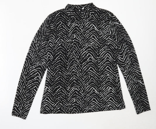 Womens UK Size 14 Warehouse Black Pullover Jumper