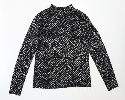 Womens UK Size 14 Warehouse Black Pullover Jumper