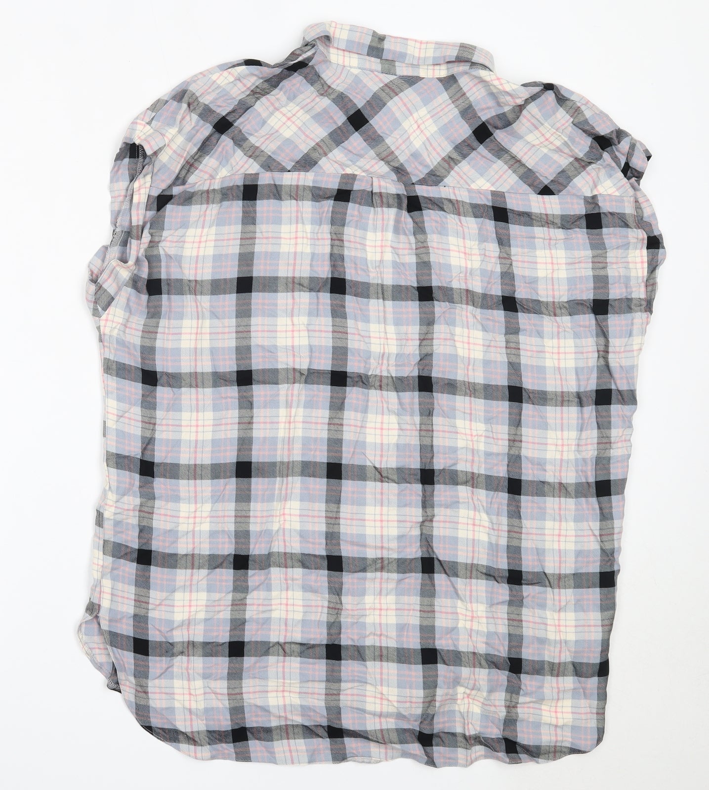 Womens UK Size 14 Wallis Blue Basic Button-Up