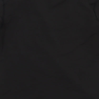 PRETTYLITTLETHING Womens Black  Polyester Henley Sweatshirt Size M