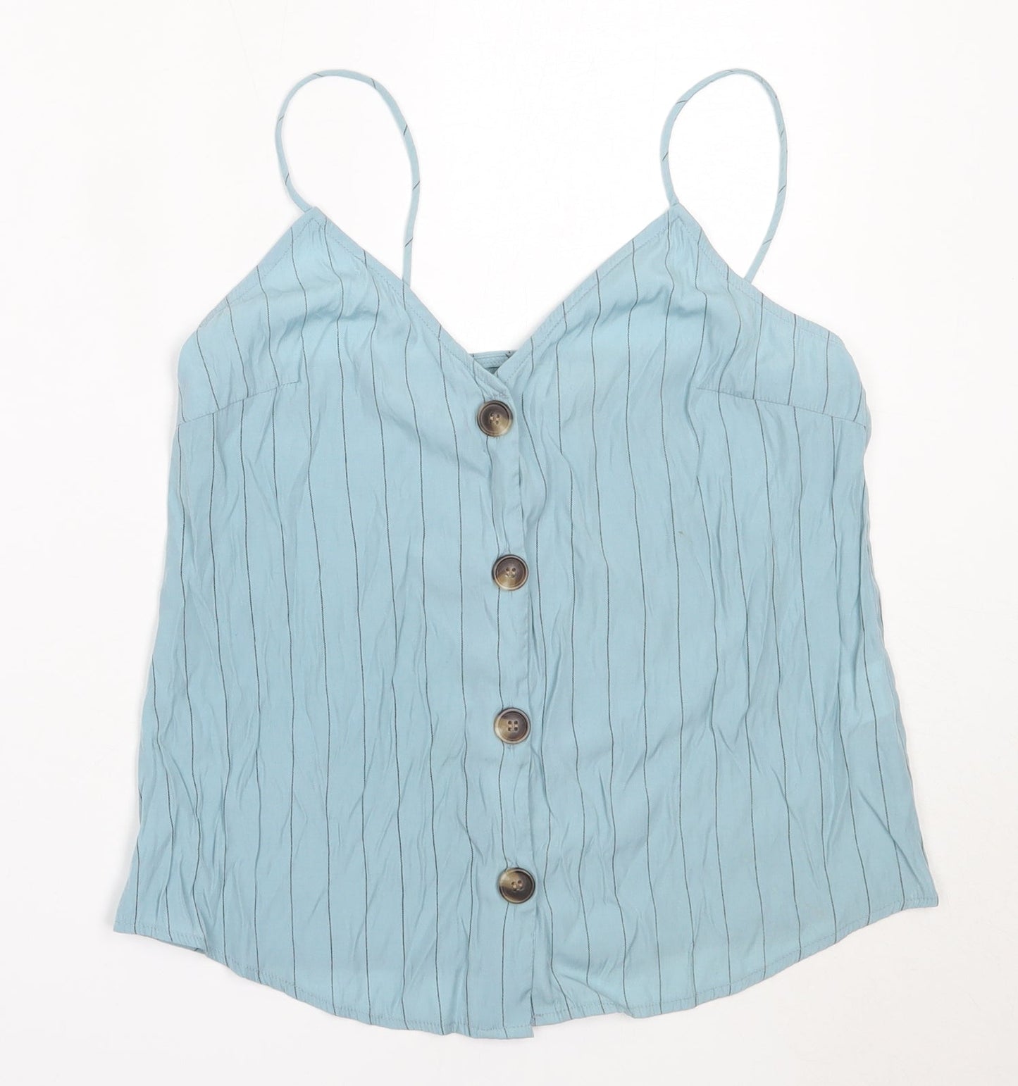 Womens UK Size S Vera & Lucy Blue Camisole Blouse