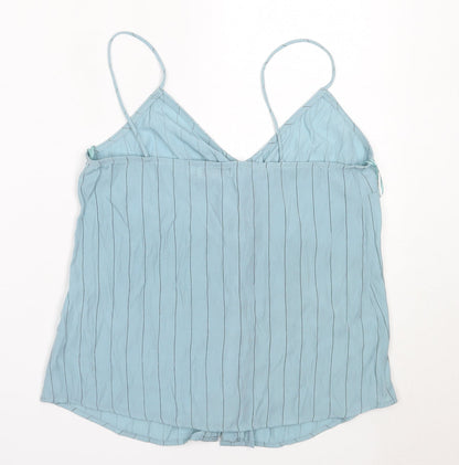 Womens UK Size S Vera & Lucy Blue Camisole Blouse