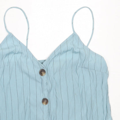 Womens UK Size S Vera & Lucy Blue Camisole Blouse