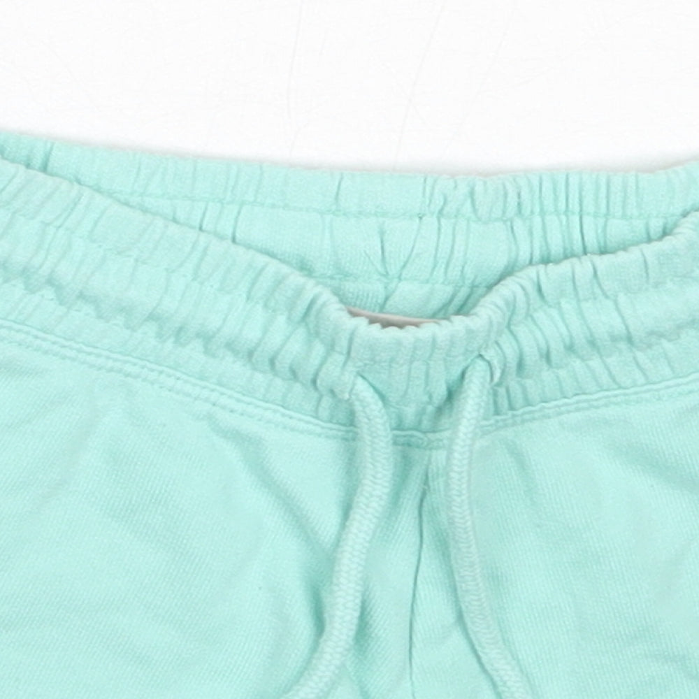 NEXT Girls Green  Cotton Hot Pants Shorts Size 4 Years  Regular