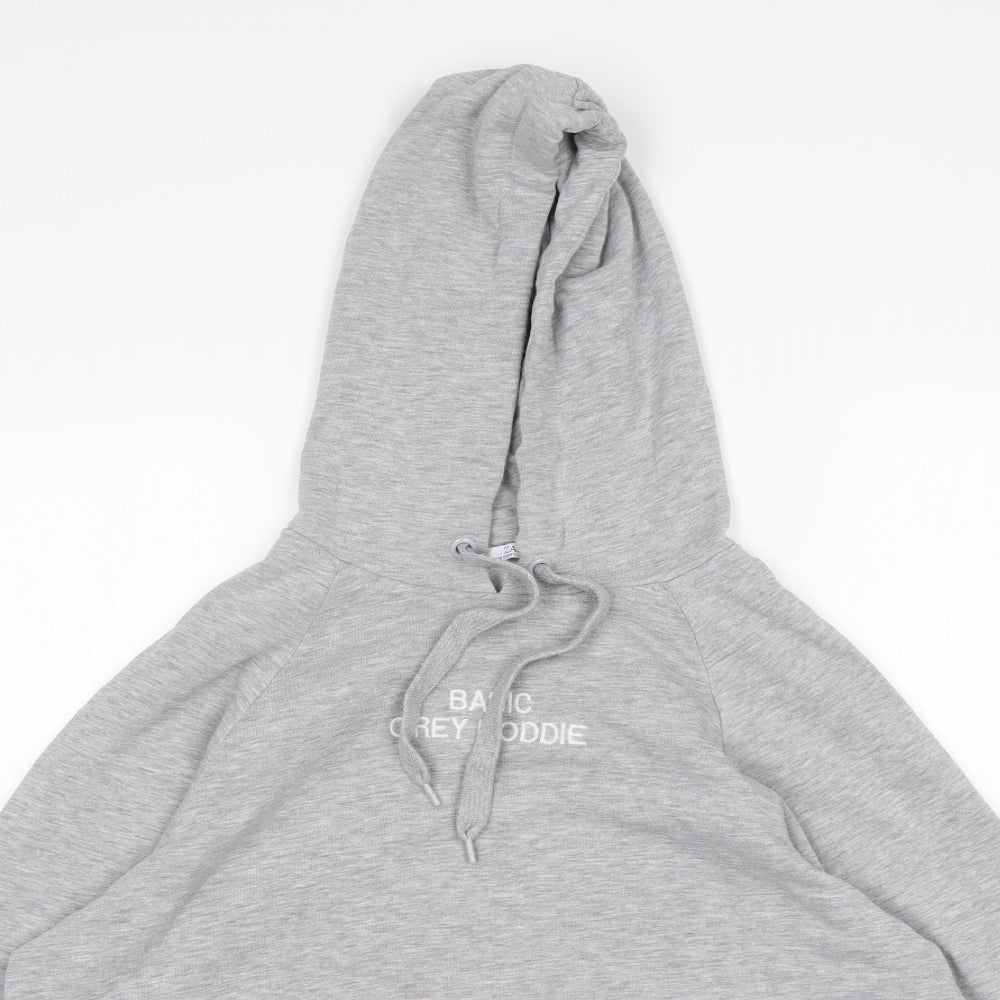 Zara Womens Green  Cotton Pullover Hoodie Size S